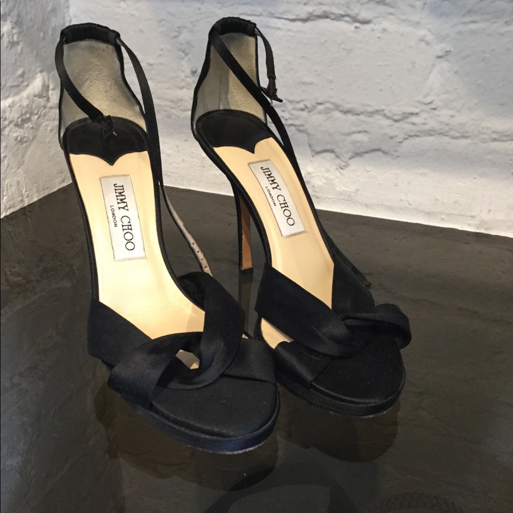 Jimmy Choo satin heel